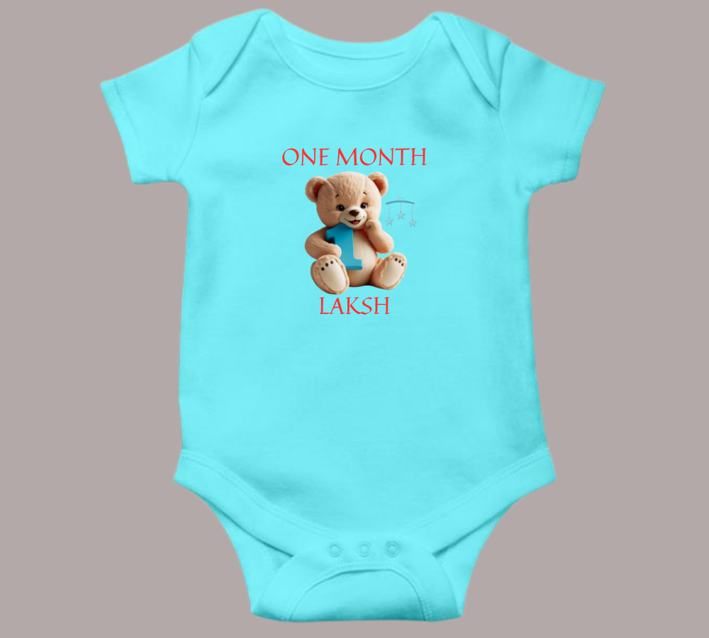 One Month Birthday Baby Onesie Romper