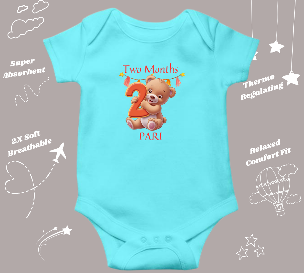 Two Months Birthday Baby Onesie