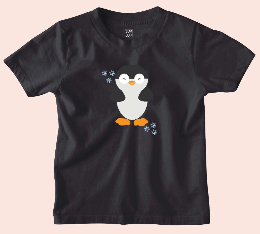 Penguin - Kids T-Shirt Regular Fit Cotton - 5 Colors - Girls