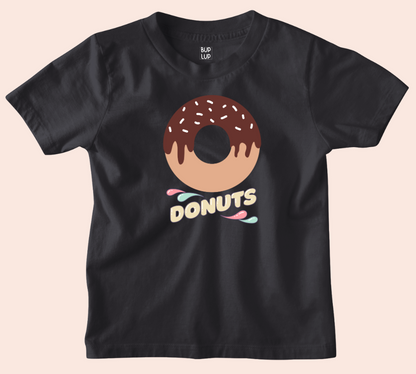 Donuts - Kids T-Shirt Regular Fit Cotton - 5 Colors - Girls