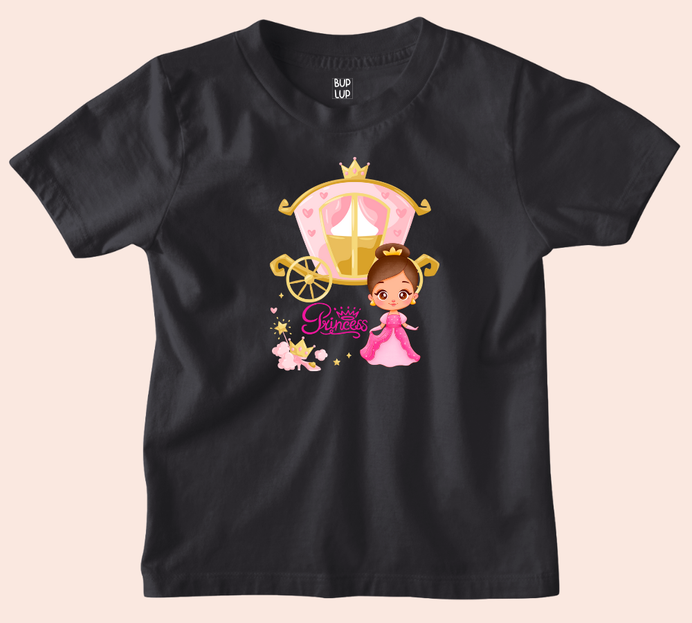 Princess - Kids T-Shirt Regular Fit Cotton - 5 Colors - Girls