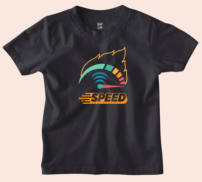 Speed - Kids T-Shirt Regular Fit Cotton - 5 Colors - Girls