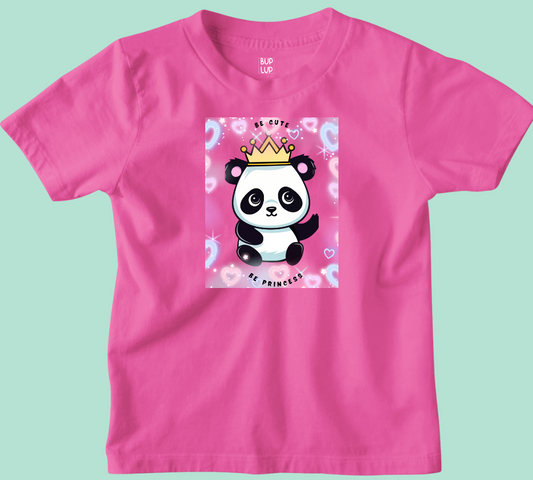 Be Cute - Kids T-Shirt Regular Fit Cotton - 5 Colors - Girls