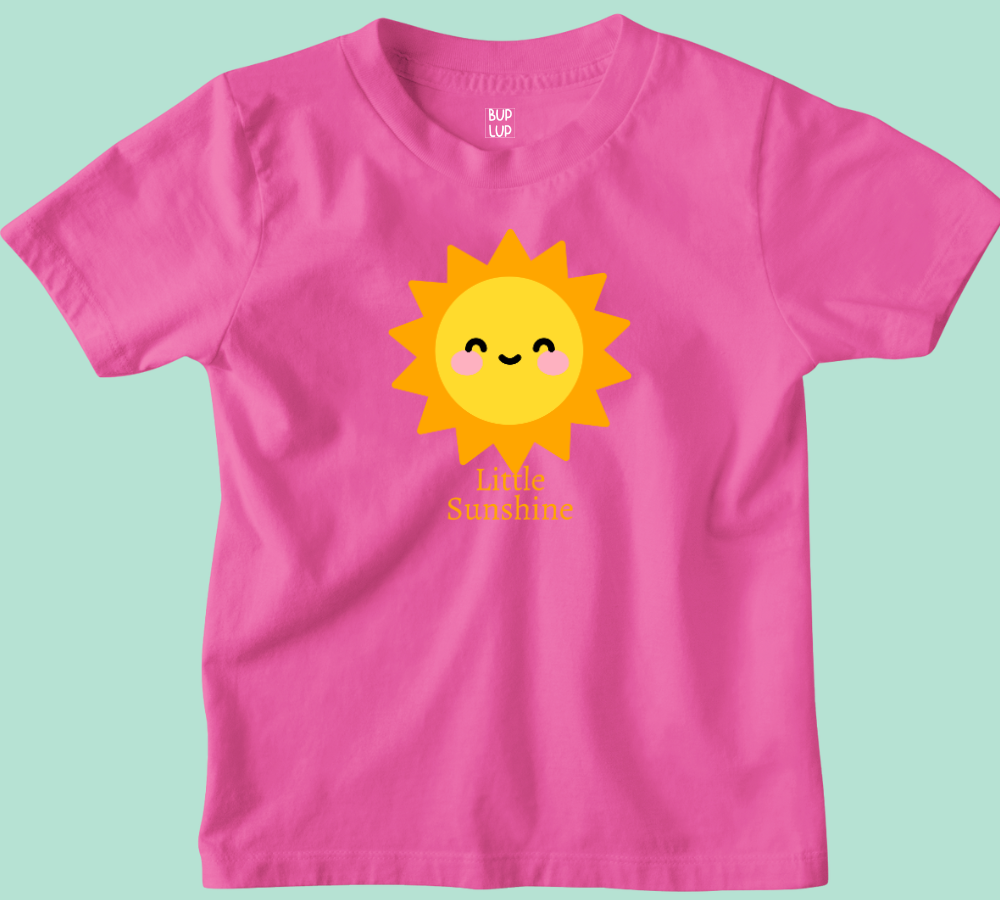 Little Sunshine - Kids T-Shirt Regular Fit Cotton - 5 Colors - Girls