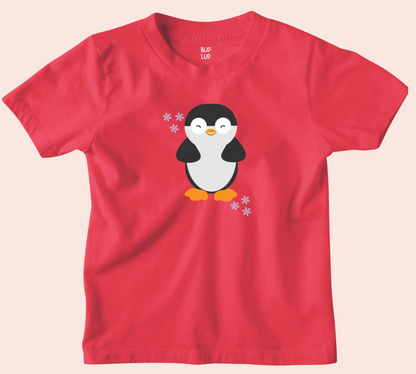 Penguin - Kids T-Shirt Regular Fit Cotton - 5 Colors - Girls