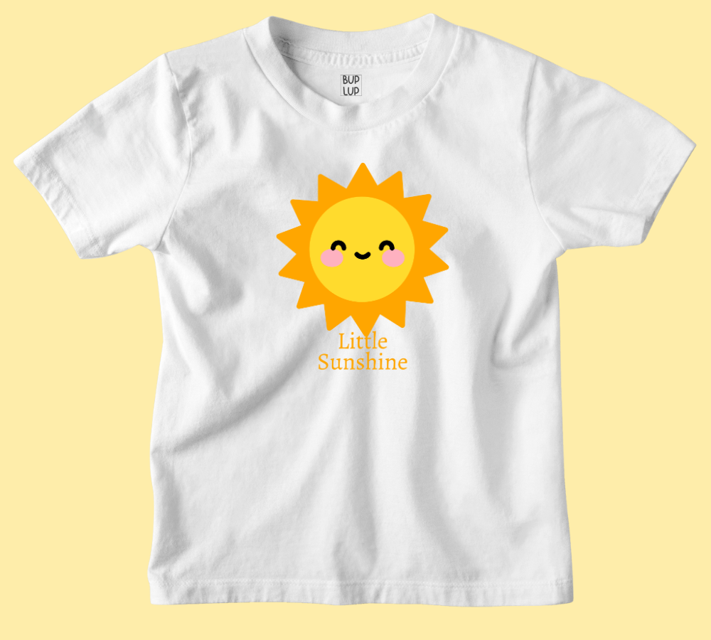 Little Sunshine - Kids T-Shirt Regular Fit Cotton - 5 Colors - Girls