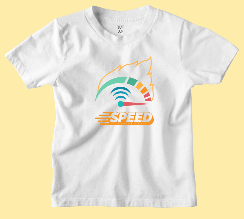 Speed - Kids T-Shirt Regular Fit Cotton - 5 Colors - Girls