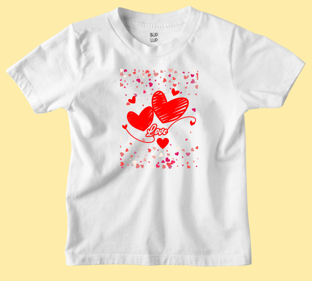 Love - Kids T-Shirt Regular Fit Cotton - 4 Colors - Girls