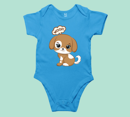 Dog Woof - Baby Romper 100% Cotton for New Born Baby Multi-Color Sleep Suit Romper Body - 6 Colors