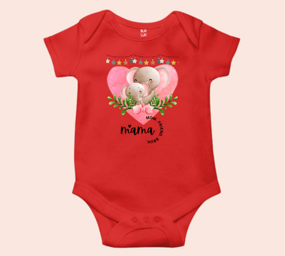 Mama - Baby Romper 100% Cotton for New Born Baby Multi-Color Sleep Suit Romper Body - 6 Colors