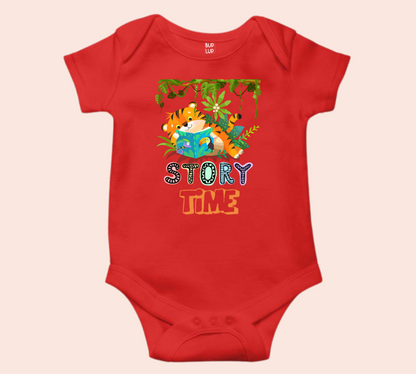 Story Time - Baby Romper 100% Cotton for New Born Baby Multi-Color Sleep Suit Romper Body - 6 Colors