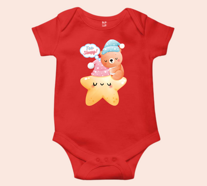 Too Sleepy - Baby Romper 100% Cotton for New Born Baby Multi-Color Sleep Suit Romper Body- 6 Colors