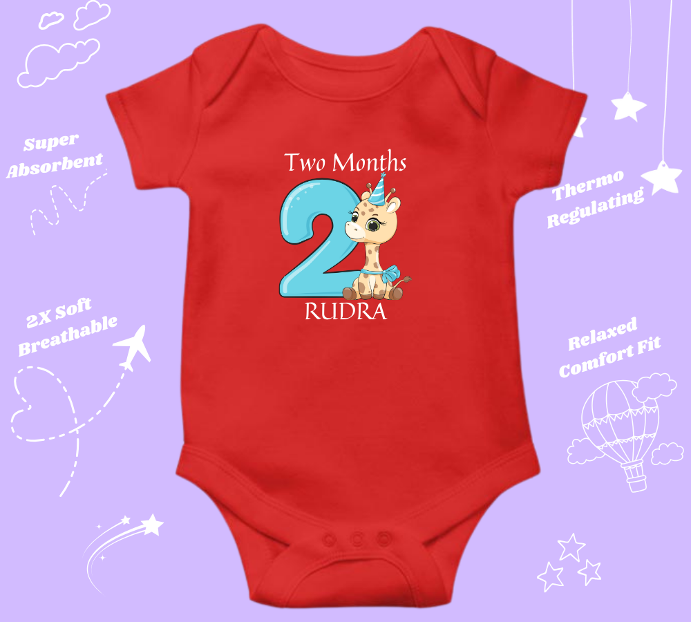 Two Months Birthday Baby Onesie