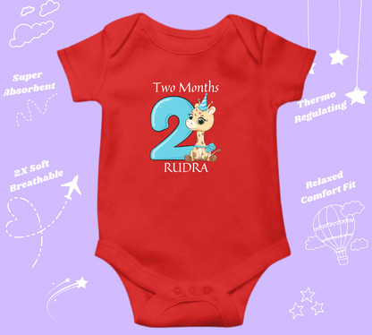 Two Months Birthday Baby Onesie
