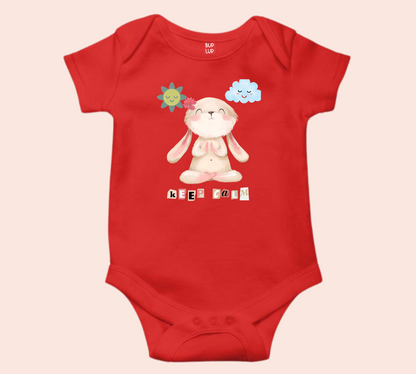 Keep Calm - Baby Romper 100% Cotton for New Born Baby Multi-Color Sleep Suit Romper Body - 6 Colors