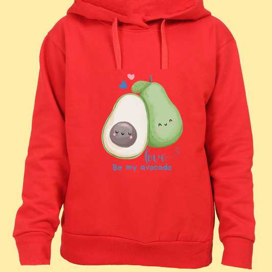 Be My Avocado - Kids Cotton Hooded Neck Hoodies - Sweatshirt with Hoodies Full Sleeves Winter Wear - 3 Color