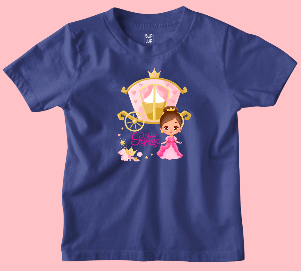 Princess - Kids T-Shirt Regular Fit Cotton - 5 Colors - Girls