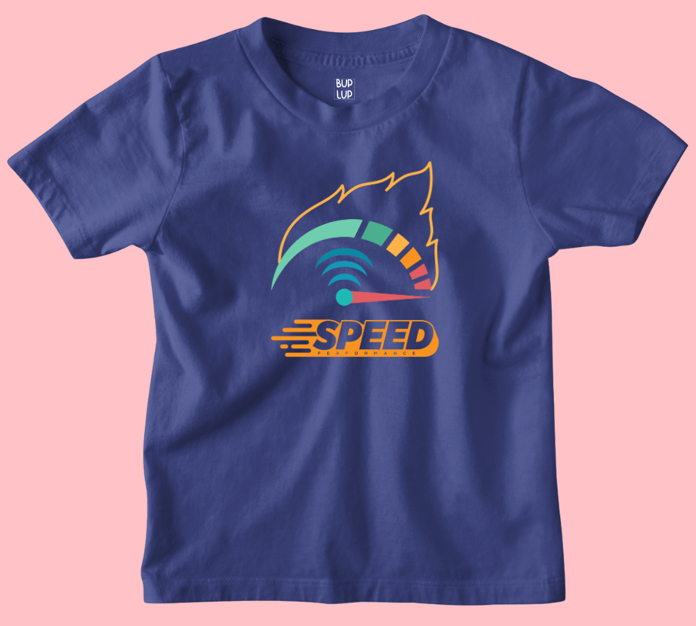 Speed - Kids T-Shirt Regular Fit Cotton - 5 Colors - Girls