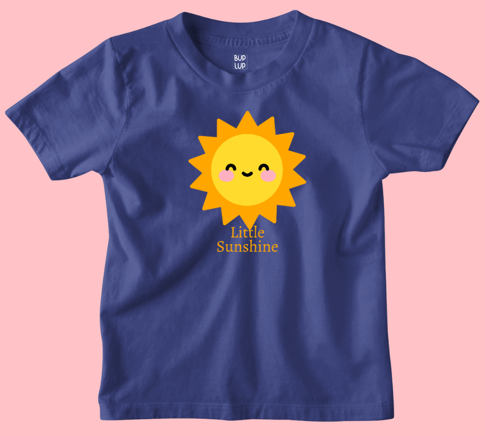 Little Sunshine - Kids T-Shirt Regular Fit Cotton - 5 Colors - Girls