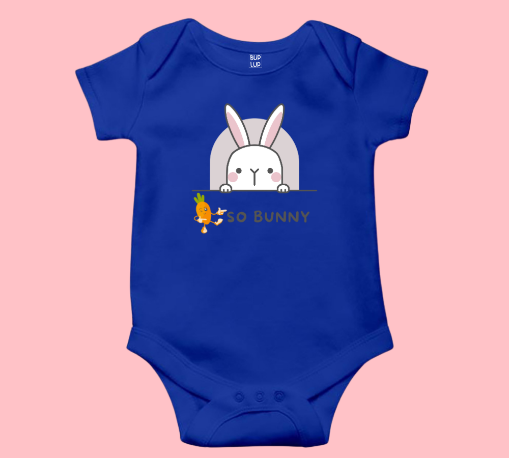 So Bunny - Baby Romper 100% Cotton for New Born Baby Multi-Color Sleep Suit Romper Body - 6 Colors