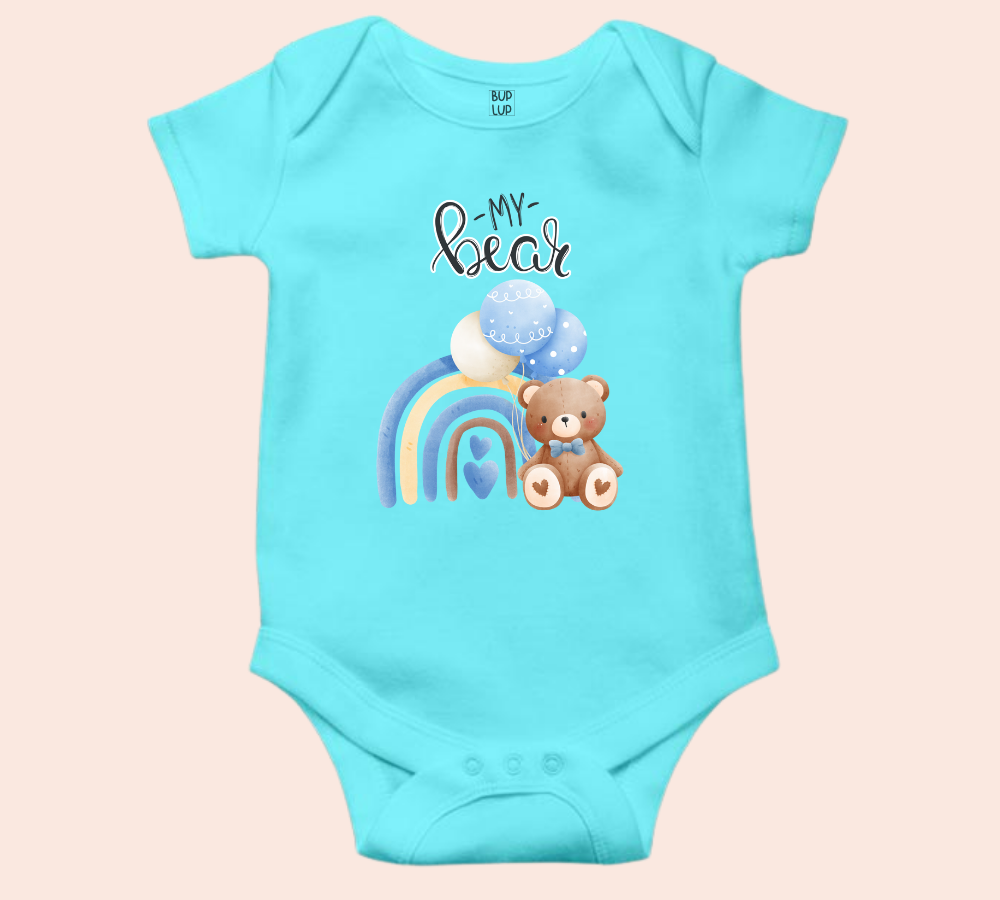 My Bear - Baby Romper 100% Cotton for New Born Baby Multi-Color Sleep Suit Romper Body - 6 Colors