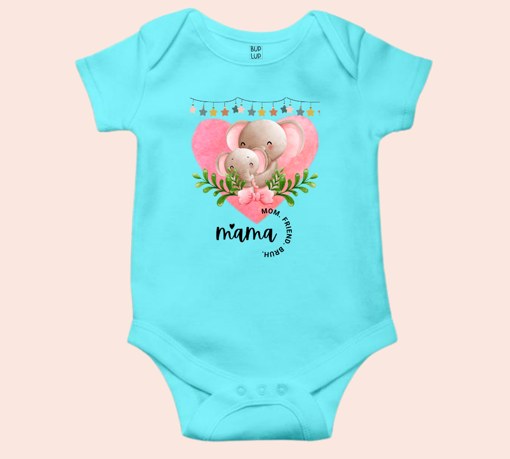 Mama - Baby Romper 100% Cotton for New Born Baby Multi-Color Sleep Suit Romper Body - 6 Colors