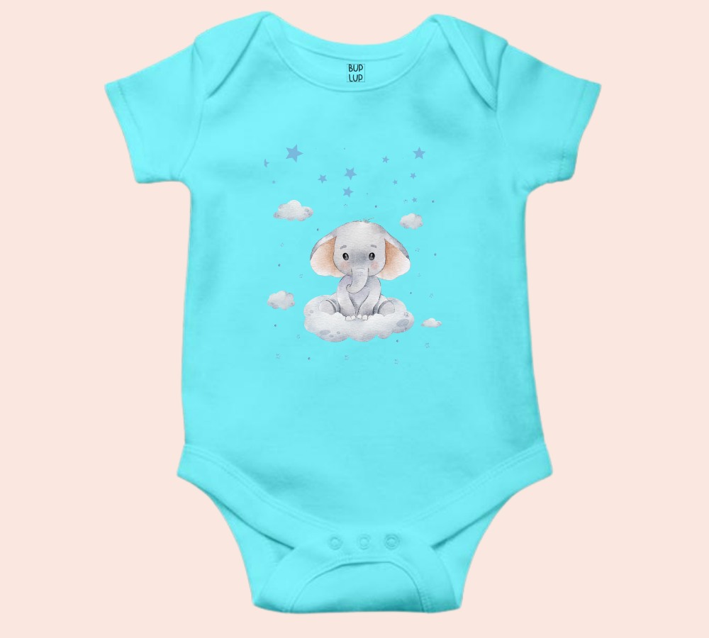 Elephant Baby - Baby Romper 100% Cotton for New Born Baby Multi-Color Sleep Suit Romper Body - 6 Colors