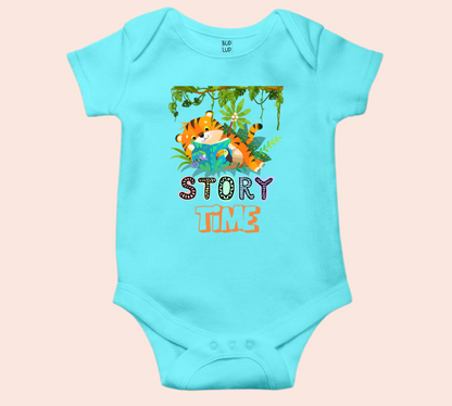 Story Time - Baby Romper 100% Cotton for New Born Baby Multi-Color Sleep Suit Romper Body - 6 Colors