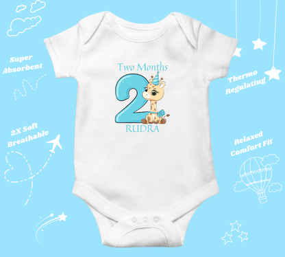 Two Months Birthday Baby Onesie