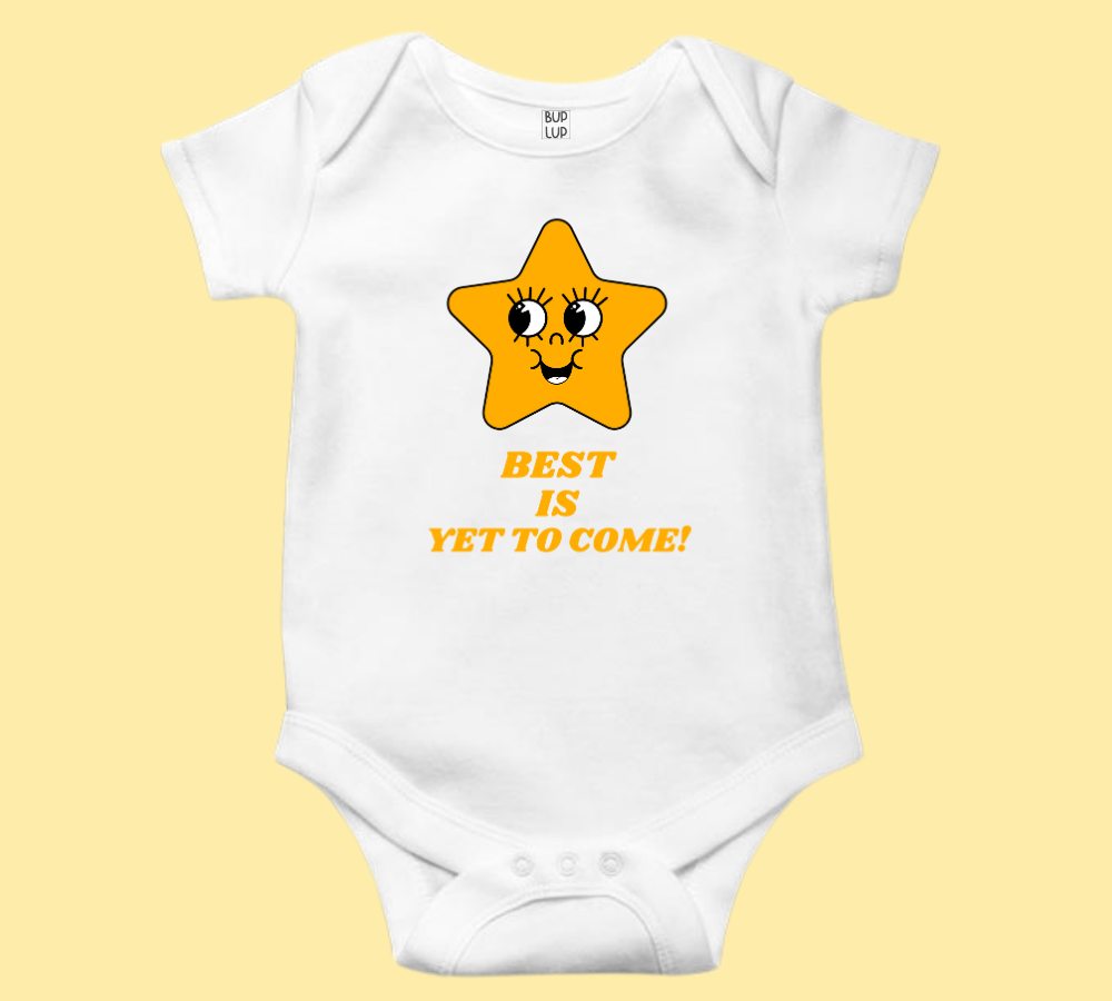 Best is Yet to Come - Baby Romper 100% Cotton for New Born Baby Multi-Color Sleep Suit Romper Body - 5 Colors