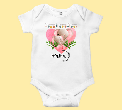 Mama - Baby Romper 100% Cotton for New Born Baby Multi-Color Sleep Suit Romper Body - 6 Colors