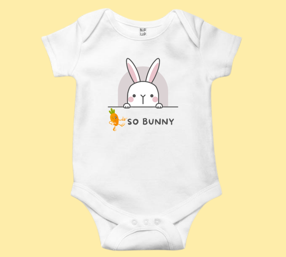 So Bunny - Baby Romper 100% Cotton for New Born Baby Multi-Color Sleep Suit Romper Body - 6 Colors