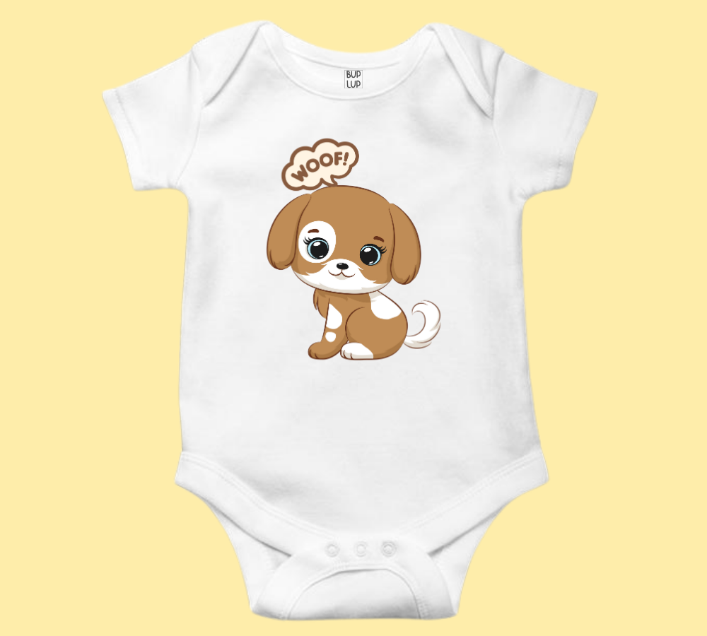 Dog Woof - Baby Romper 100% Cotton for New Born Baby Multi-Color Sleep Suit Romper Body - 6 Colors