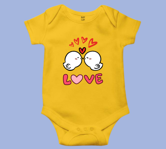 Love - Baby Romper 100% Cotton for New Born Baby Multi-Color Sleep Suit Romper Body- 6 Colors