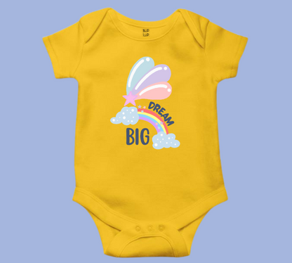 Dream Big - Baby Romper 100% Cotton for New Born Baby Multi-Color Sleep Suit Romper Body - 6 Colors