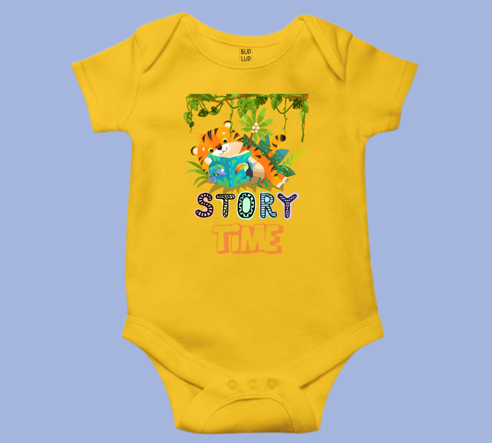 Story Time - Baby Romper 100% Cotton for New Born Baby Multi-Color Sleep Suit Romper Body - 6 Colors