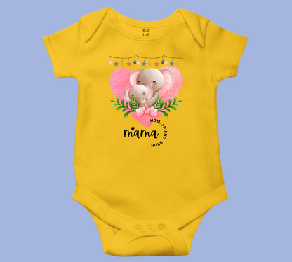 Mama - Baby Romper 100% Cotton for New Born Baby Multi-Color Sleep Suit Romper Body - 6 Colors