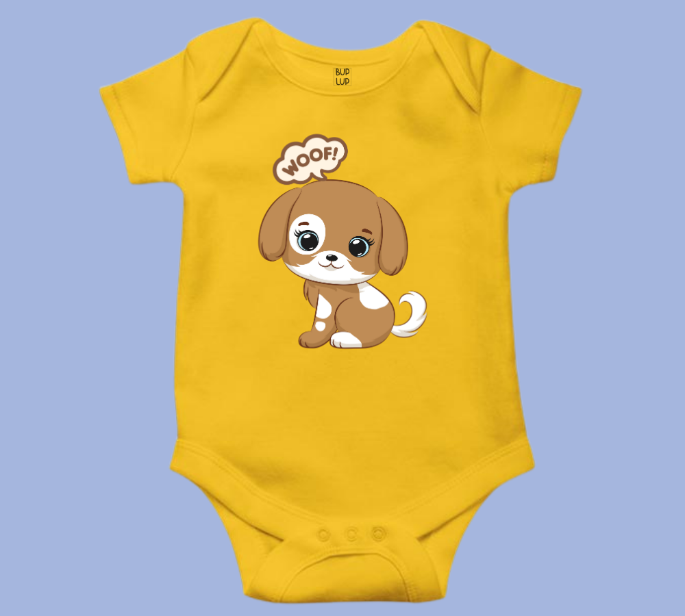 Dog Woof - Baby Romper 100% Cotton for New Born Baby Multi-Color Sleep Suit Romper Body - 6 Colors